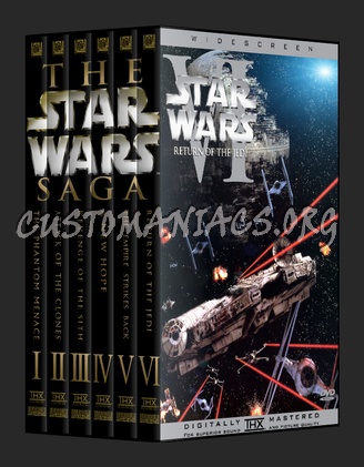 The Star Wars Saga dvd cover