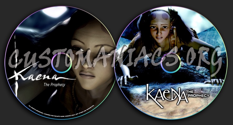 Kaena the Prophecy dvd label