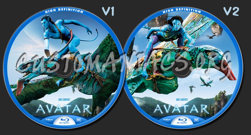 Avatar blu-ray label