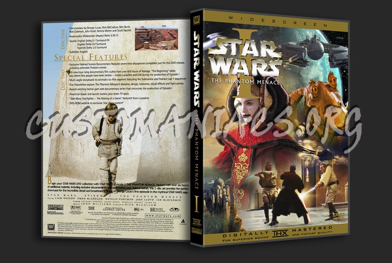 Star Wars: Episode I - The Phantom Menace dvd cover