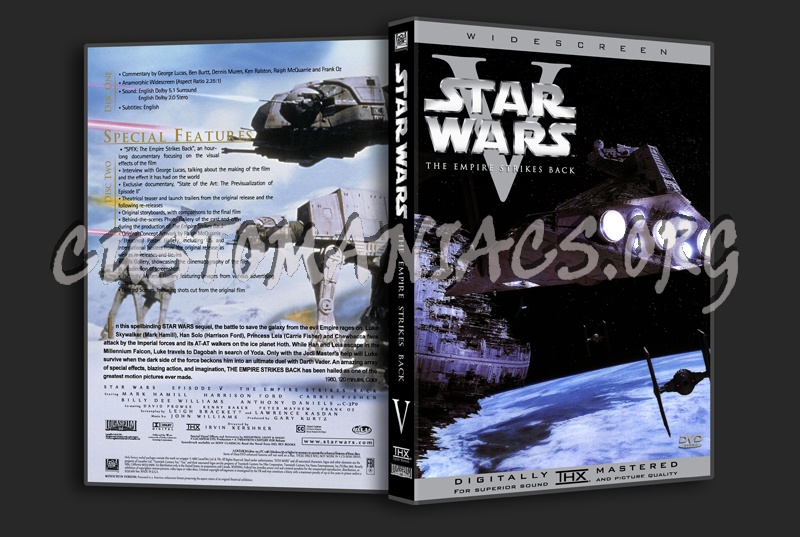 Star Wars: Episode V - The Empire Strikes Back dvd cover