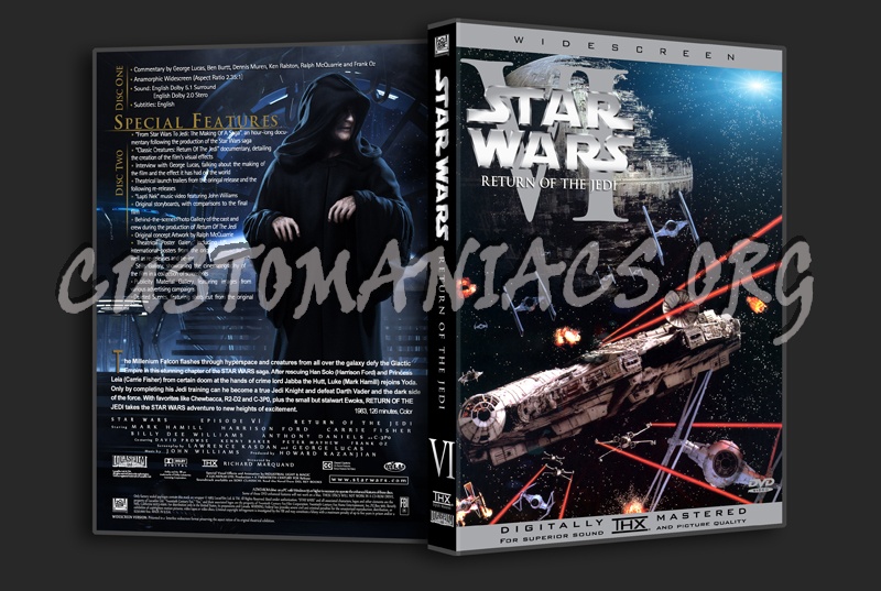Star Wars: Episode VI - Return Of The Jedi dvd cover