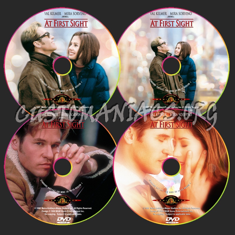 At First Sight dvd label