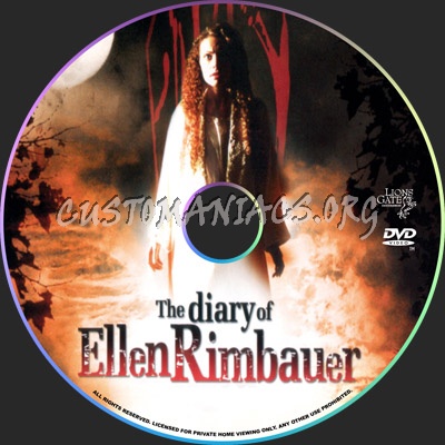 The Diary of Ellen Rimbauer dvd label