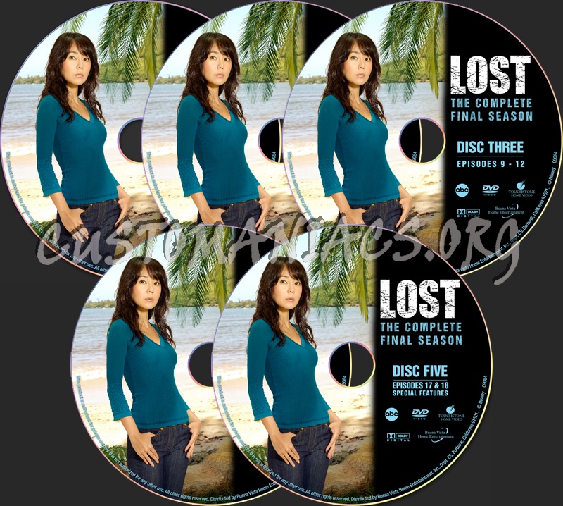 Lost Season 6 Sun-Hwa Kwon Edition dvd label