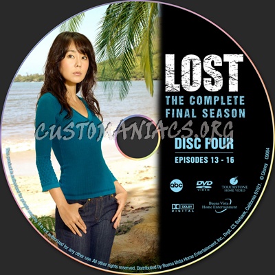 Lost Season 6 Sun-Hwa Kwon Edition dvd label