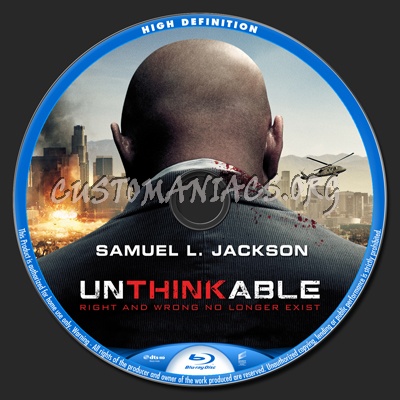 Unthinkable blu-ray label