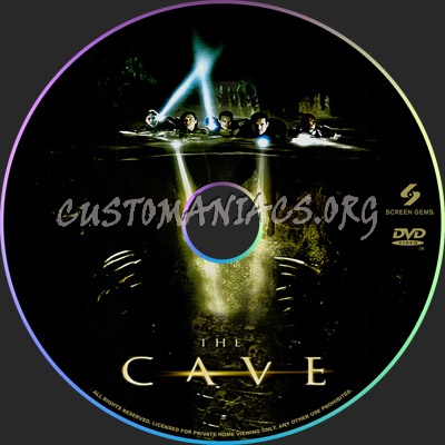 The Cave dvd label