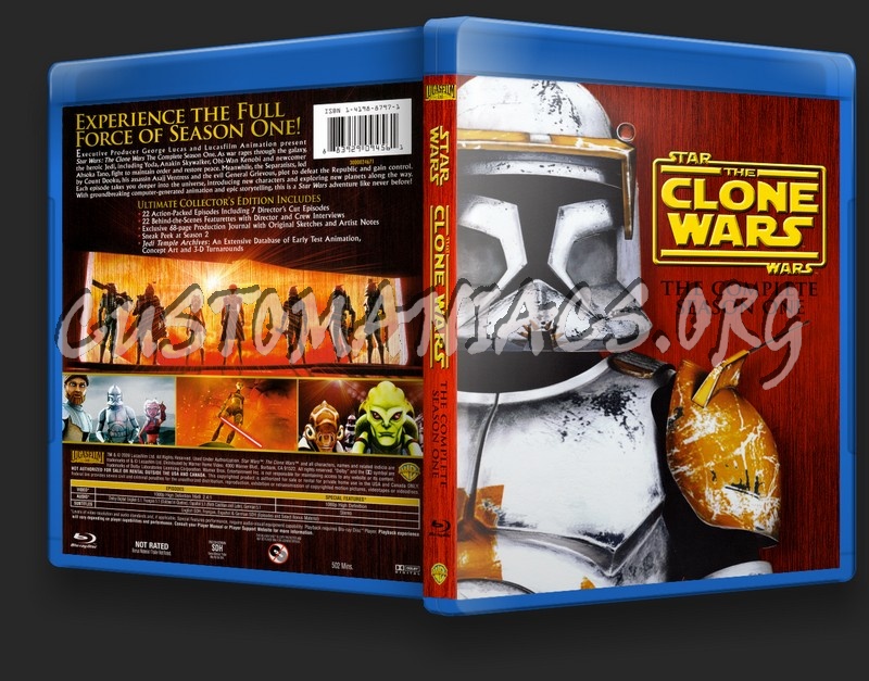 Clone Wars Season One blu-ray cover