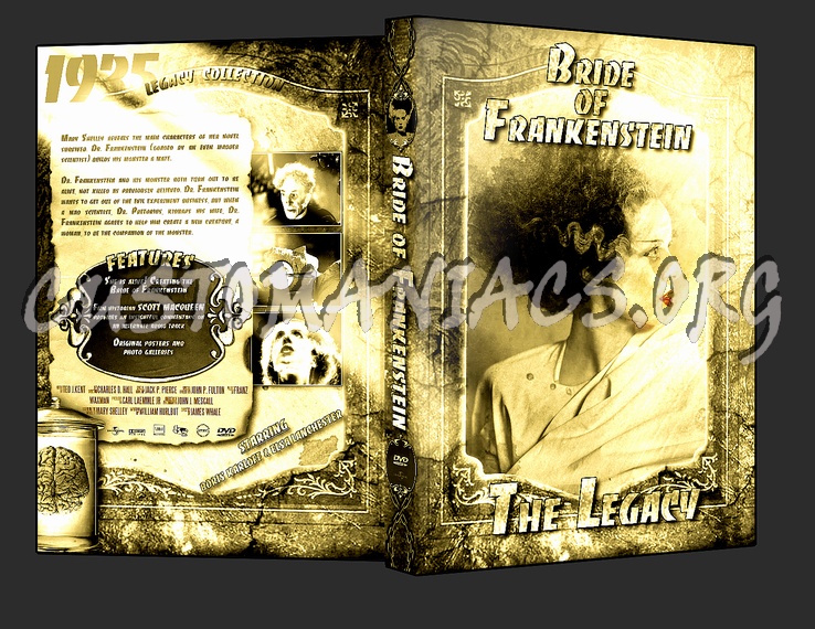 Bride Of Frankenstein dvd cover