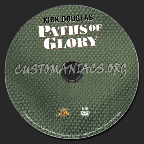Paths of Glory dvd label