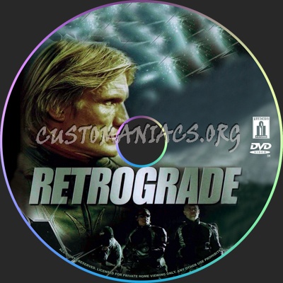 Retrograde dvd label