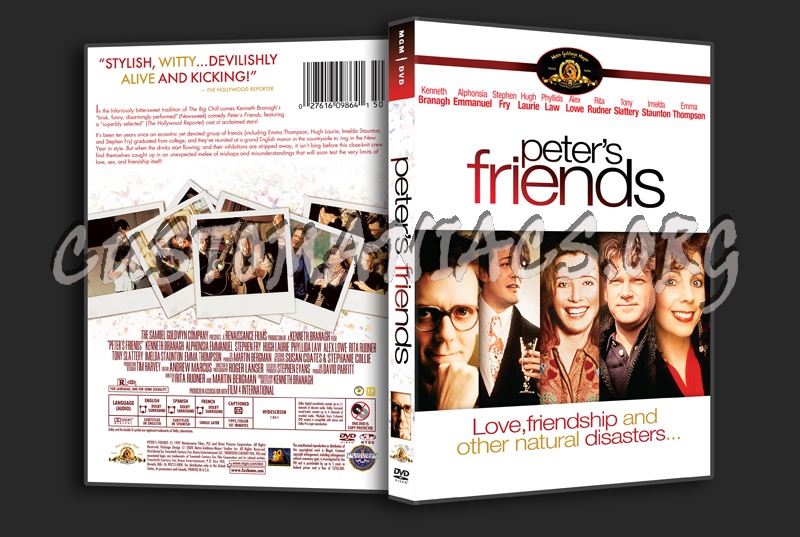 Peter's Friends dvd cover