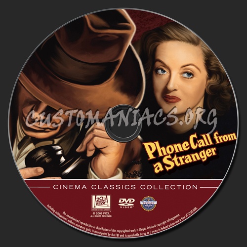 Phone Call from a Stranger dvd label