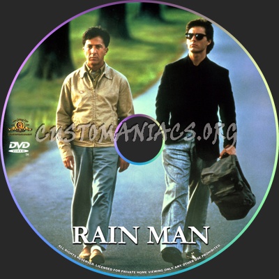 Rain man dvd label