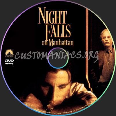 Night Falls on Manhattan dvd label