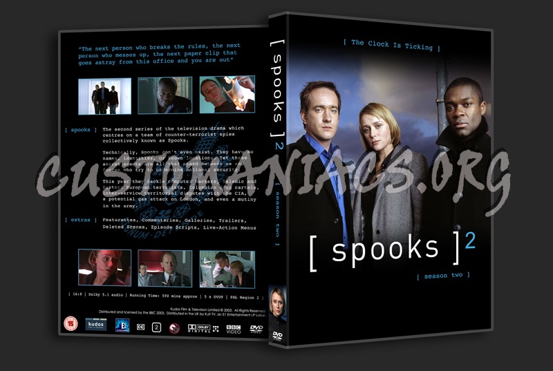 Spooks - Series 2 dvd cover