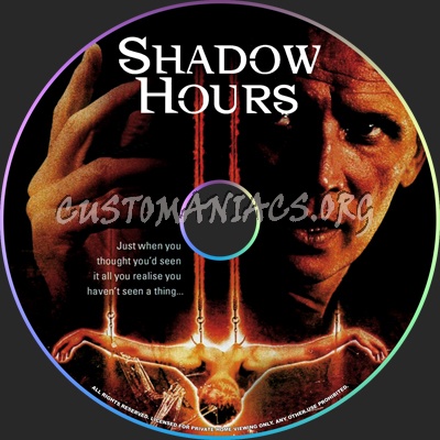 Shadow Hours dvd label