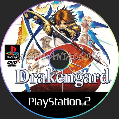 Drakengard dvd label