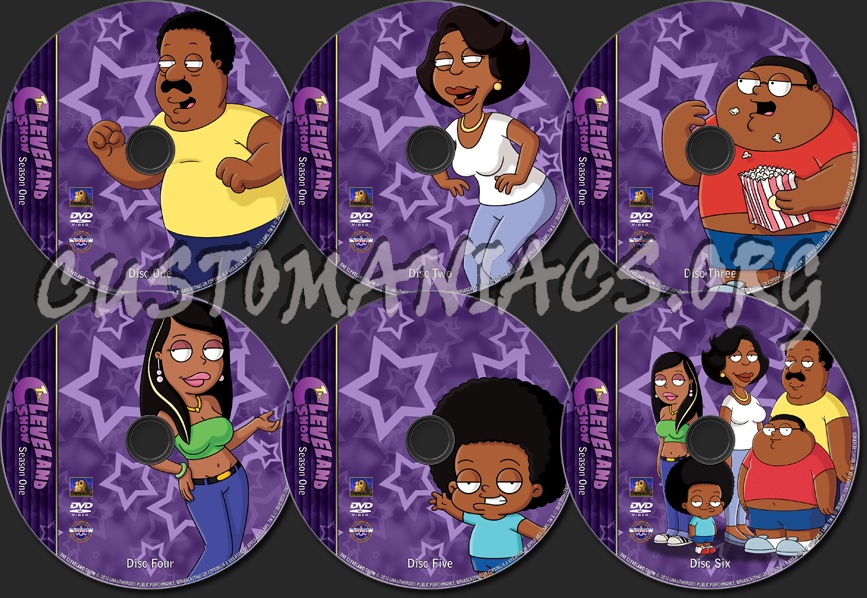 The Cleveland Show - TV Collection dvd label