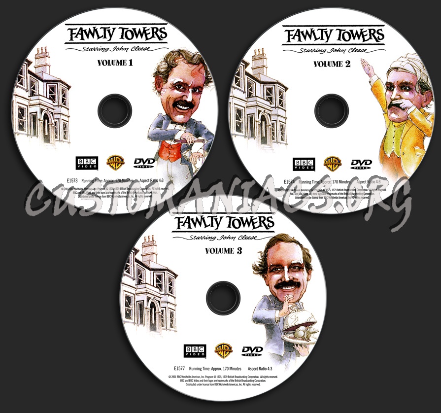 Fawlty Towers dvd label