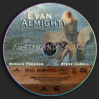 Evan Almighty dvd label