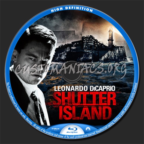 Shutter Island blu-ray label