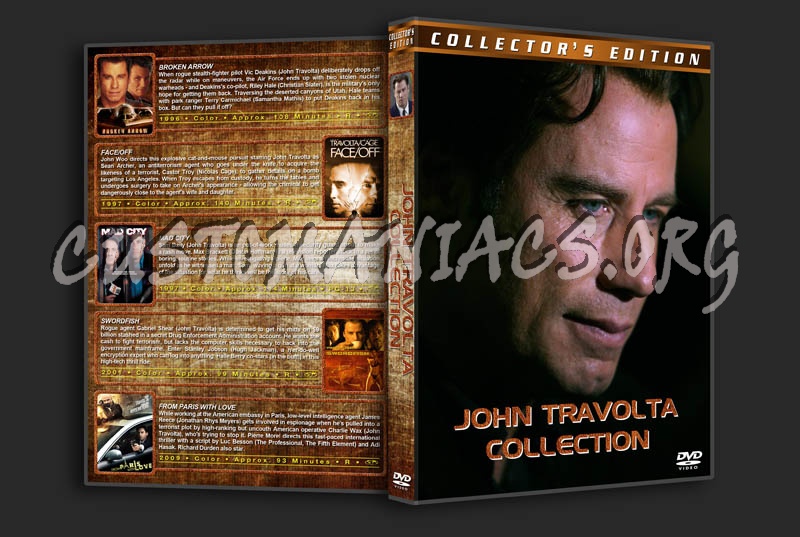 John Travolta Collection dvd cover