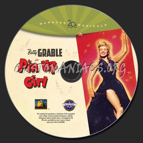 Pin Up Girl dvd label