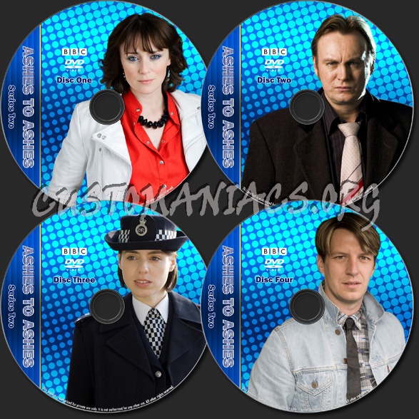 Ashes To Ashes V2 - Series Two - TV Collection dvd label