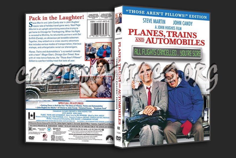 Planes, Trains and Automobiles dvd cover