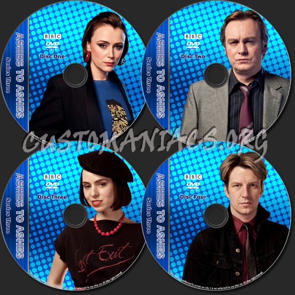 Ashes To Ashes V2 - Series Three - TV Collection dvd label