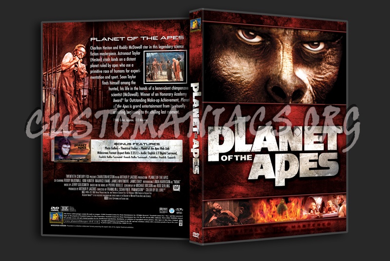 Planet of the Apes dvd cover