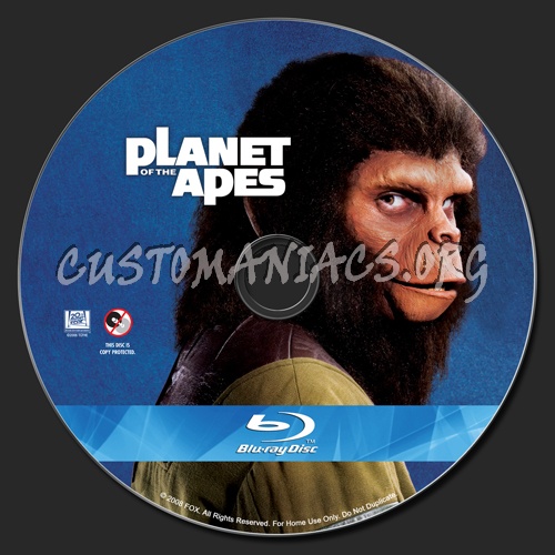 Planet of the Apes blu-ray label