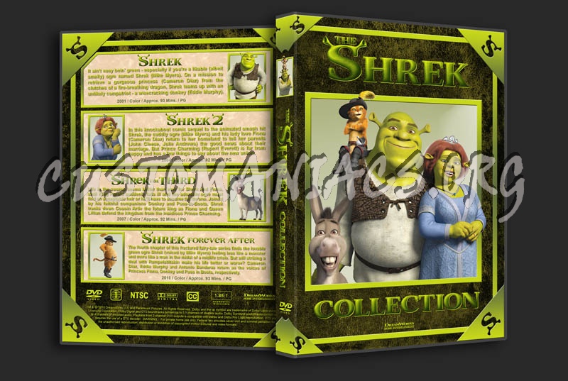 SHREK - The Complete Collection dvd cover