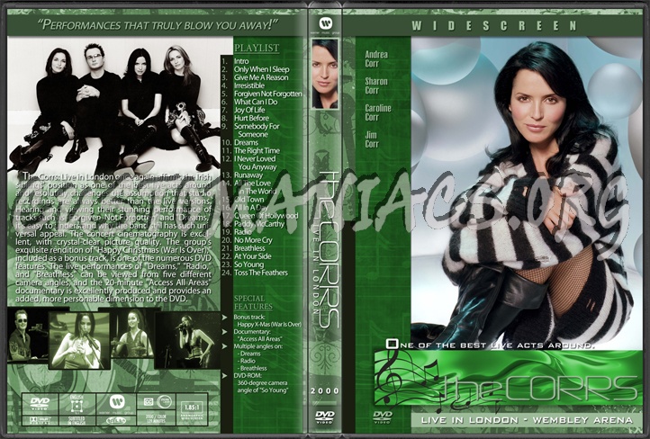 The Corrs - Live in London dvd cover