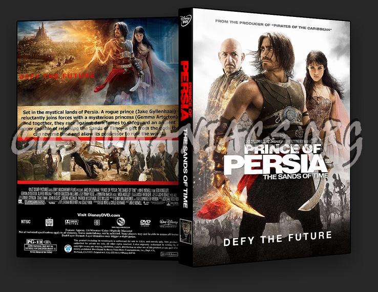 Prince of Persia: The Sands of Time dvd cover