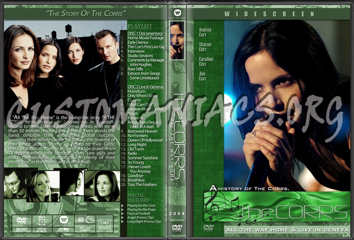 The Corrs - All the Way Home dvd cover