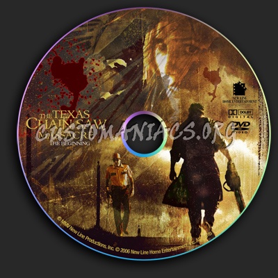 The Texas Chainsaw Massacre - The Beginning dvd label