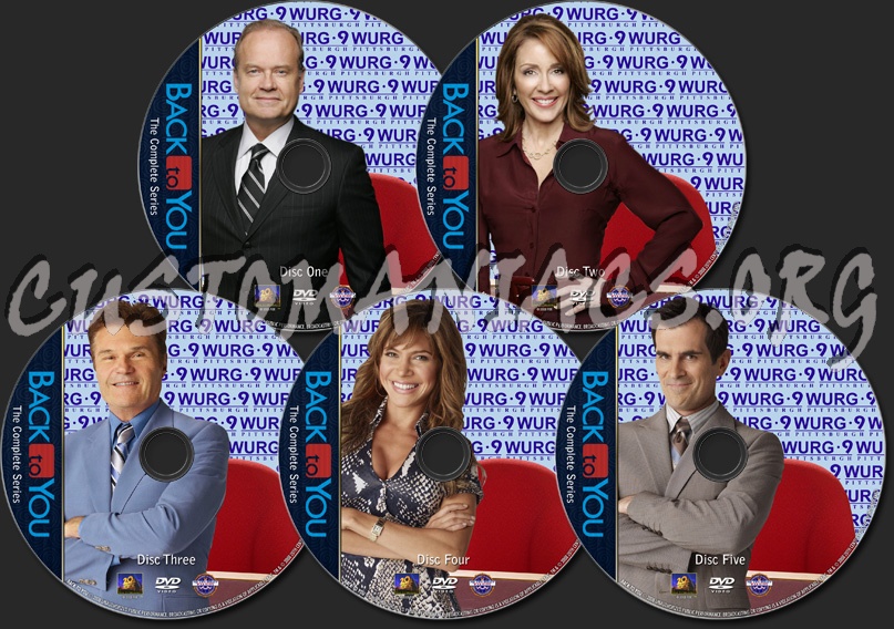 Back To You - TV Collection dvd label