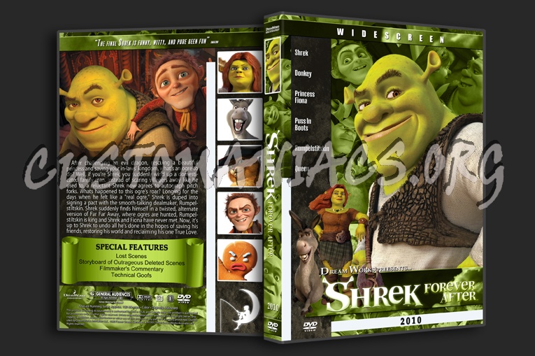 Shrek Forever After - 2010 dvd cover