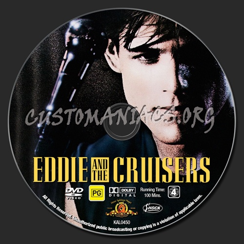 Eddie And The Cruisers dvd label