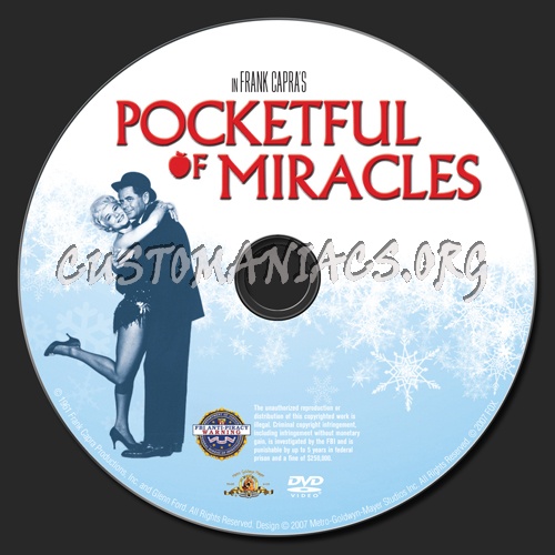 Pocketful of Miracles dvd label