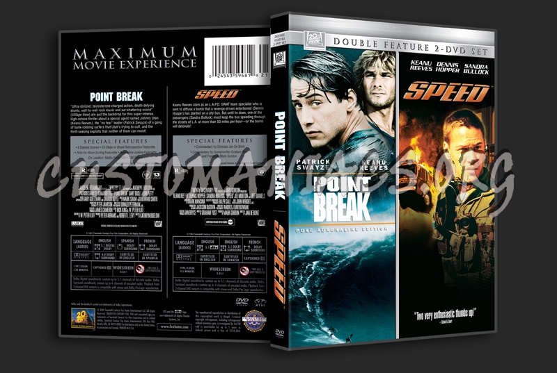 Point Break / Speed dvd cover