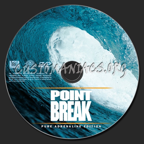 Point Break dvd label