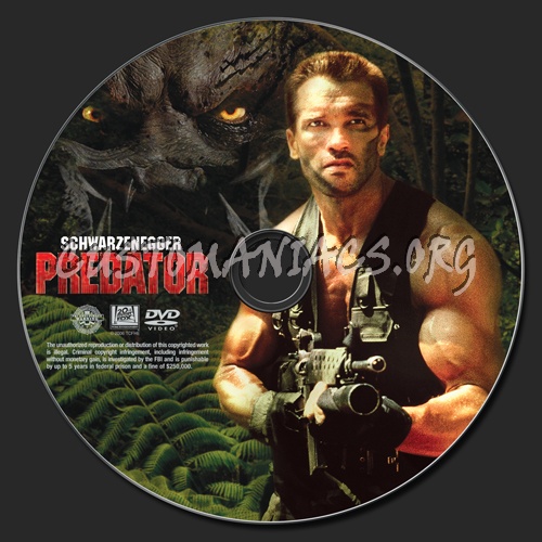 Predator dvd label