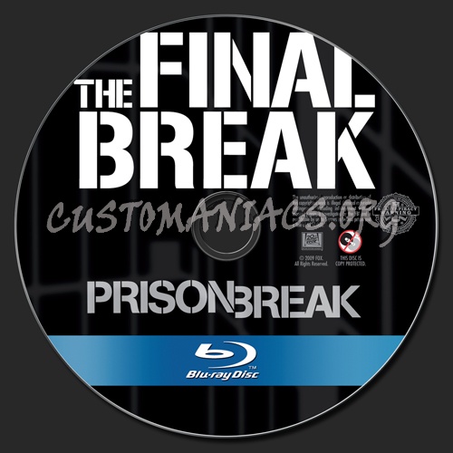 Prison Break the Final Break blu-ray label