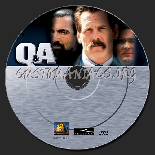 Q & A dvd label