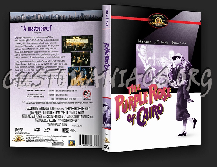 The Purple Rose of Cairo dvd cover