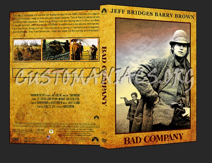 Western Collection - Bad Company 1972 dvd cover